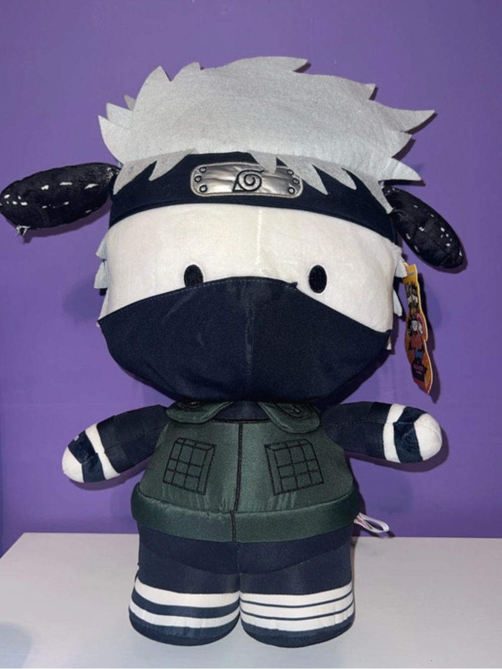 Kidrobot Naruto Shippuden x Hello Kitty Kakashi Hatake Plush 2021